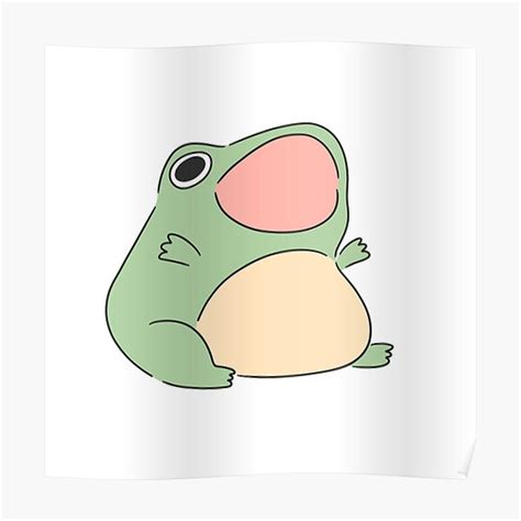 Screaming Froggy Poster For Sale By Nichoe Val Redbubble