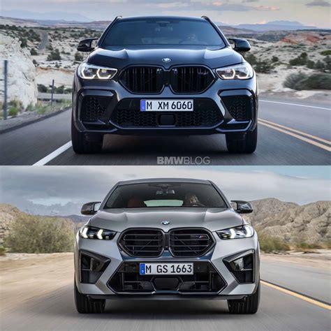 2024 bmw x6 m フェイスリフト vs. フェイスリフト前
