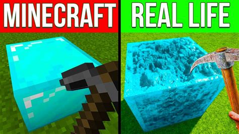 Realistic Minecraft Realistic Water Lava Slime Block Youtube