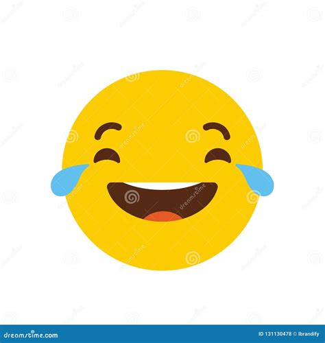Laughing Emoji Emoticon Cartoon Vector 70646719
