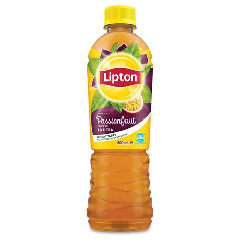 500ml Lipton Tropical Passionfruit Ice Tea 12 Kellys Distributors