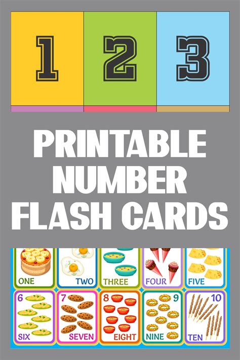Number Flash Cards 1 50 Teaching Resources Teachers Pay Teachers Free