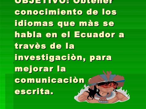 Los Idiomas Que Se Habla En El Ecuador