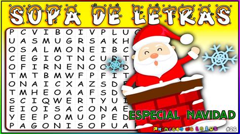 🥣 Sopa De Letras 🆎 Especial Navidad 🎄 Juegos De Memoria 🧠 Test Para