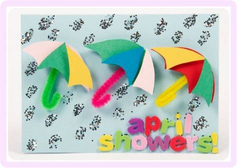 Weve Embraced April Showers With A Cheerful Papercraft Project In 2021