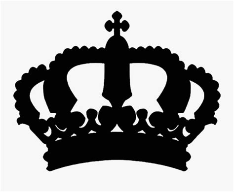 Transparent Crown Clip Art King And Queen Crown Silhouette Free