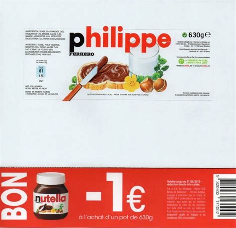 On the inner side of the lid you will find a promo code, with the two. Nutella Label Template | printable label templates