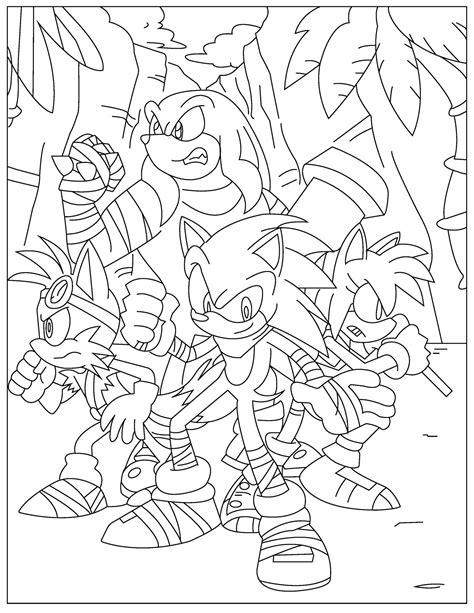 Free Sonic Coloring Pages Your Kids Will Love Download Pdfs Verbnow