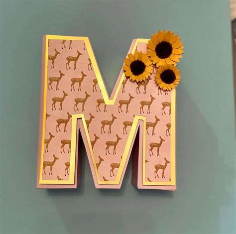 Download Personalized Letter M Wallpaper