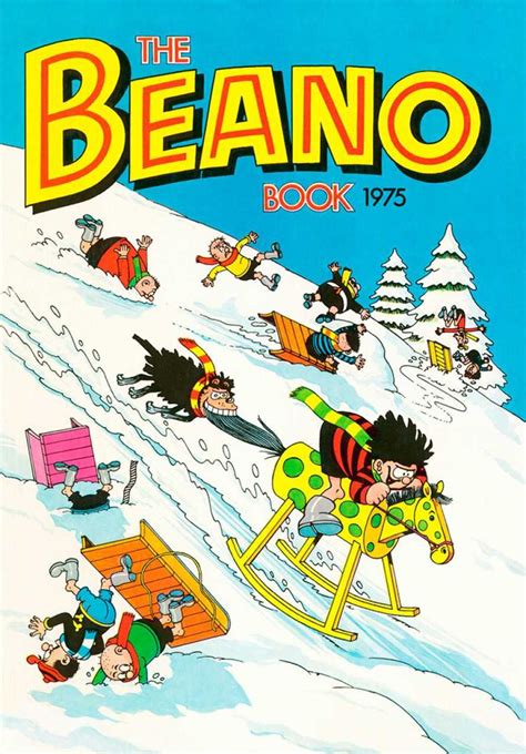 Beano Annual 1975 Book Cover Old Comics Books