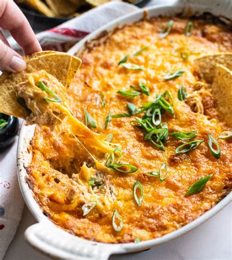 Mexican Shredded Chicken Dip Carolyns Cooking