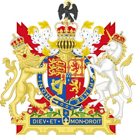 Coat Of Arms Of The United Kingdom By Houseofhesse On Deviantart En 2020 Con Imágenes Escudo