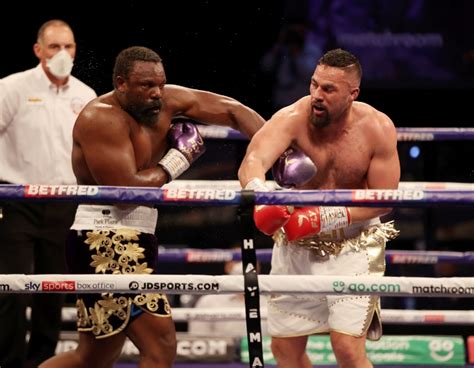 Photos Joseph Parker Fights Through Fire To Edge Derek Chisora Boxing News