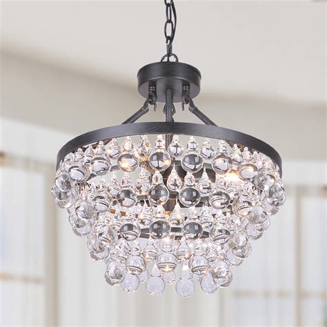 A glamorous and sleek collection, the valentina collection shines like a star. Ivana 5-light Luxury Crystal Chandelier in Antique bronze - Contemporary - Chandeliers - by ...