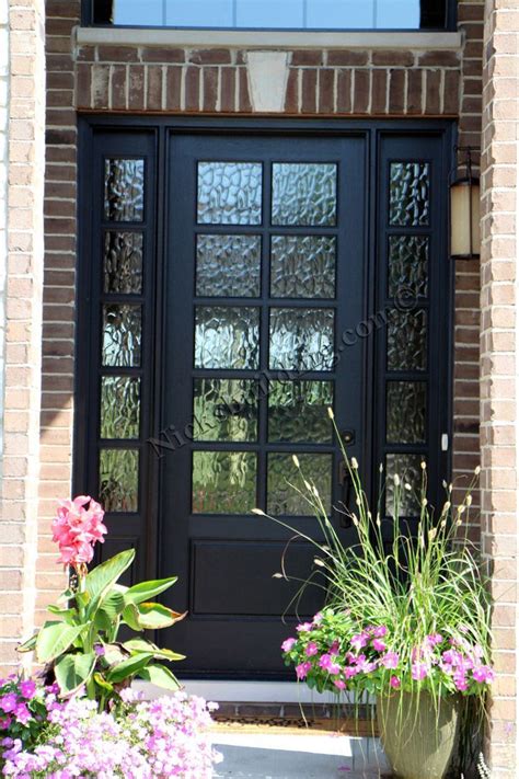 Black Exterior Doors With Glass Builders Villa