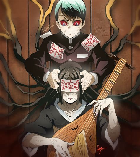 Yushiro And Nakime Kimetsu No Yaiba 182 By Ediptus Anime Demon