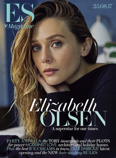 Elizabeth Olsen On The Cover Of The Evening Standard Coup De Main