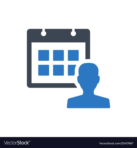 Event Planning Icon Royalty Free Vector Image Vectorstock