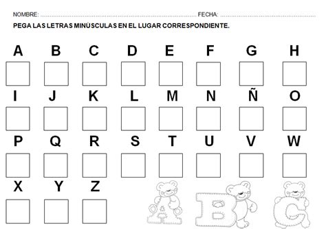 Letras Mayúsculas Y Minúsculas Actividades De Letras Abecedario Mayuscula