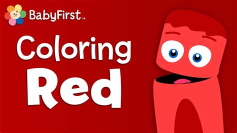 The page contains red and similar colors including their accompanying hex and rgb codes. BabyFirstTV: Color Crew - Learn Colors - Red | Color ...