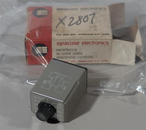 Syracuse Electronics Timer 000x2807 Tnr 00311