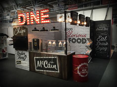 Casual Dining Exhibition On Behance Food Stall Design Food Stand