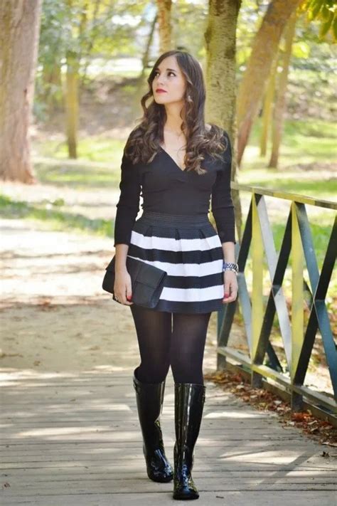 130 Trendy How To Wear Ankle Boots With A Dress Outfits Black Tights In