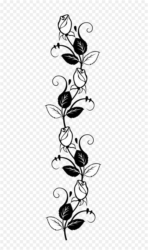 Free Rose Vine Silhouette Download Free Rose Vine Silhouette Png