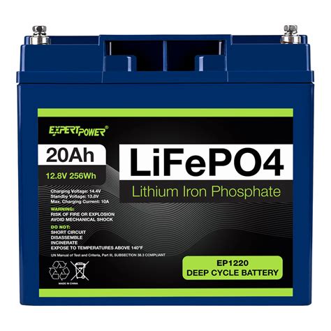 12v 20ah Lifepo4 Deep Cycle Rechargeable Battery 2500 7000 Life