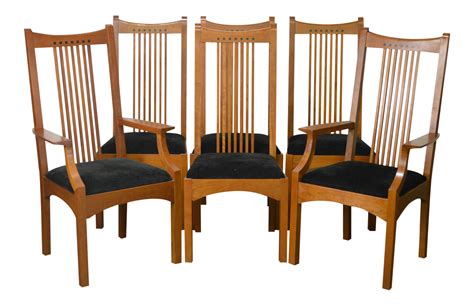 Stickley 21st Century Collection Mission Style Cherry Dining Chairs ...