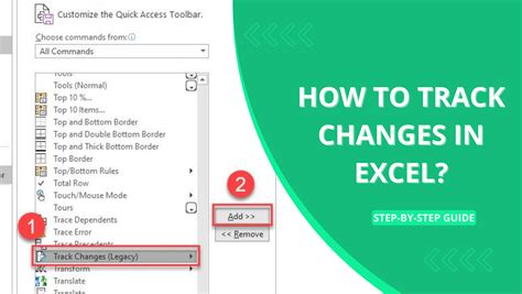 How To Track Changes In Excel Step By Step Guide Earn And Excel