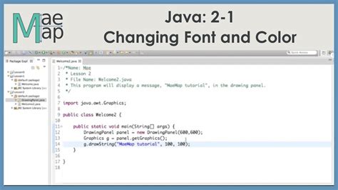 How To Set Font Color In Java Pelajaran