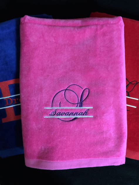 Monogrammed Beach Towels