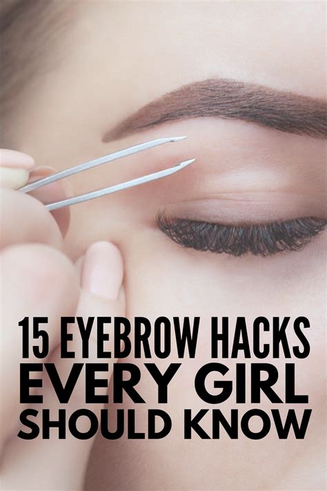 Brows On Fleek 14 Eyebrow Hacks Every Girl Should Know Eyebrow Hacks Eyebrows Shaping