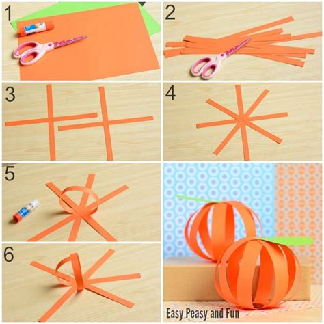 Preschool Construction Paper Pumpkin Crafts Jo I Won