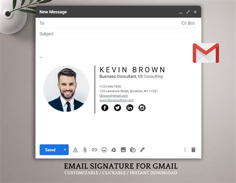 Email Signature Template Gmail Signature Real Estate Email Etsy 日本