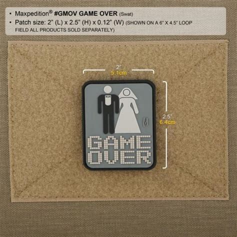 Maxpedition Game Over Morale Patch Valhalla Tactical