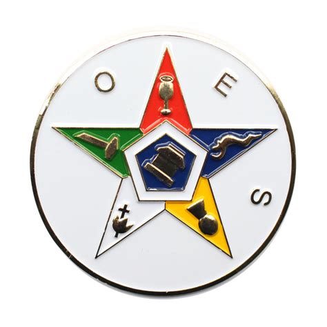 Order Of The Eastern Star Car Bumper Decal Masonic Car Emblem For Oes