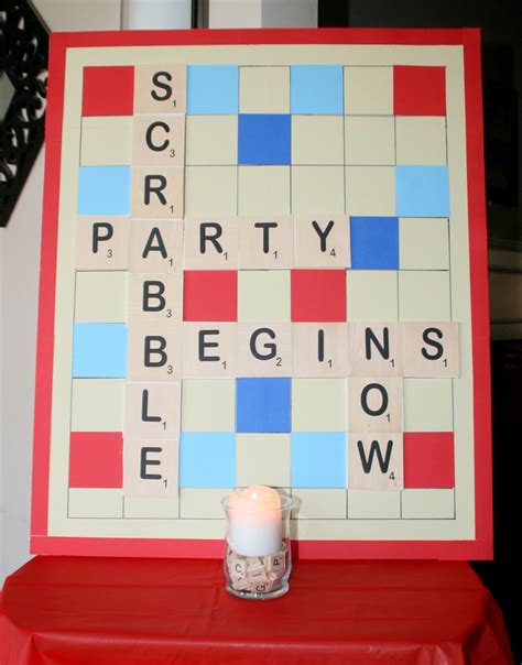 Invite And Delight A Scrabble Party
