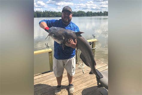 Angler Catches State Record Blue Catfish