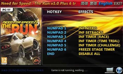 Nfs The Run V1 0 6 Trainer By Fling