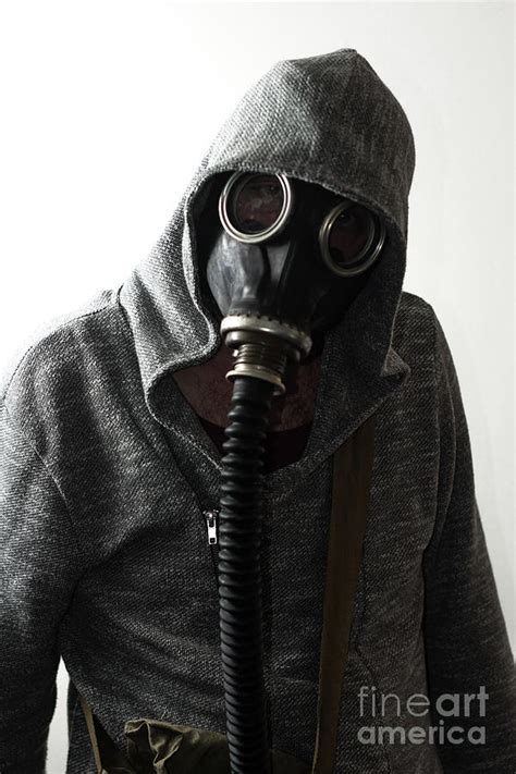 man gas mask photograph by ezume images pixels