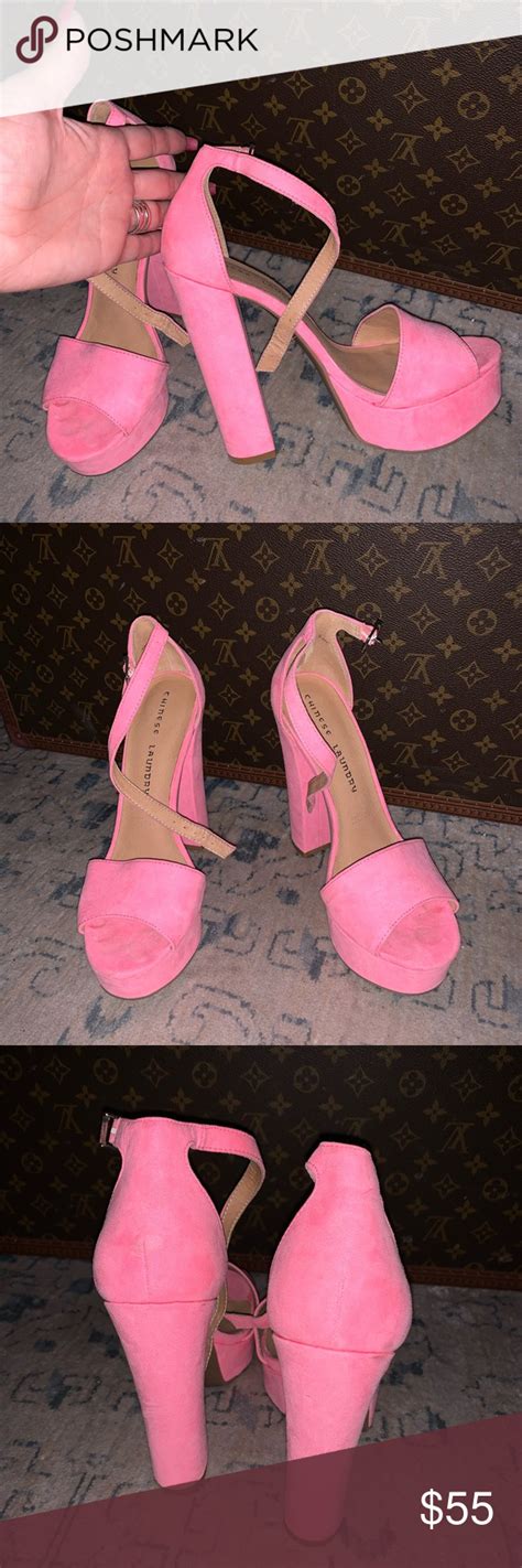 Barbie Pink Platform Shoes Heels 7 Hot Doll In 2020 Platform Shoes Heels Shoes Women Heels