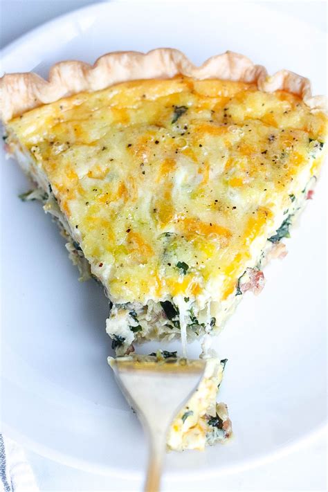 Spinach And Bacon Quiche Recipe Kathryns Kitchen