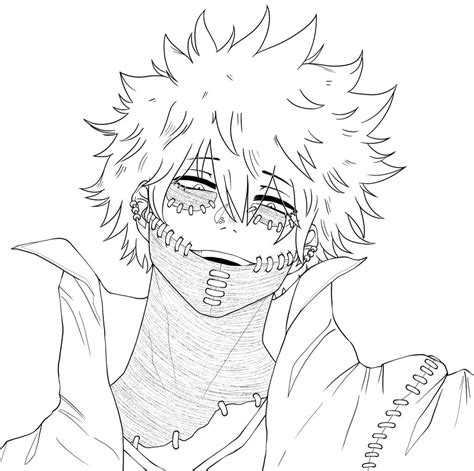 How To Draw Dabi Step By Step At Drawing Tutorials