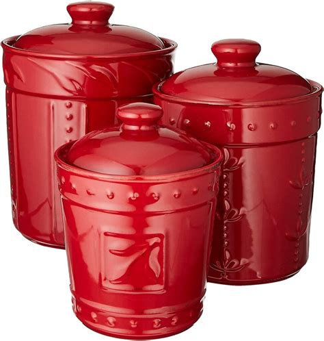 Decorative 3 Piece Ceramic Kitchen Canister Sets Designs Youll Love