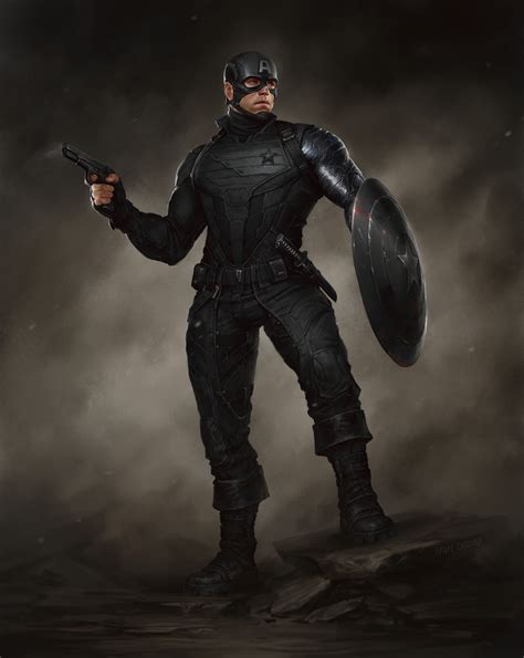 Artstation Bucky Barnes Captain America Combat Suit Ivan Dedov