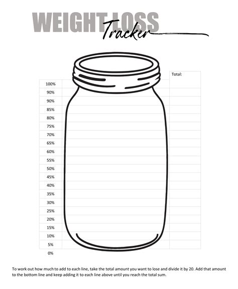 10 Best Weight Loss Diary Printable Pdf For Free At Printablee