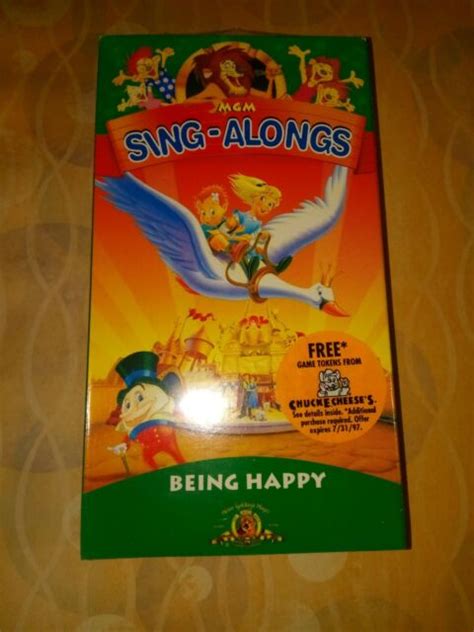 Mgm Sing Alongs Being Happy Vhs 1997 For Sale Online Ebay