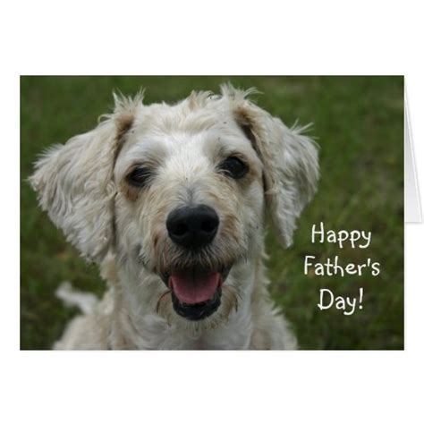 Happy Fathers Day From Dog Card Zazzle